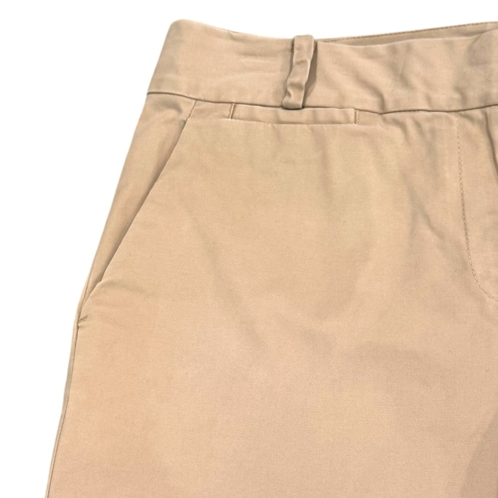 The Perfect Short Size 6 Light Khaki Stretch 10.5” Chino Bermuda Shorts - Picture 3 of 7
